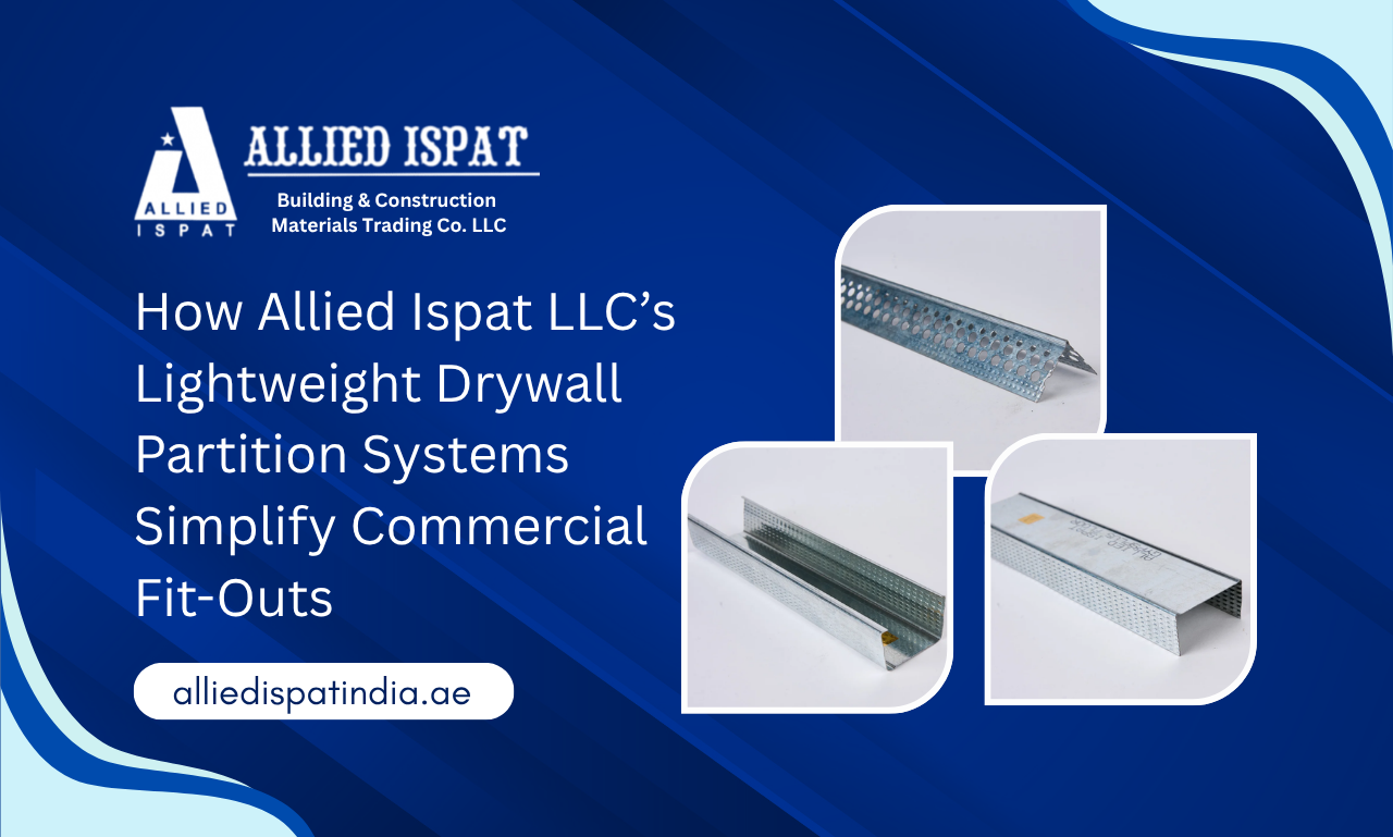 Dry Wall Partition System Manufacturer in UAE, Allied Ispat LLC